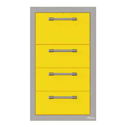 Alfresco 17-Inch Stainless Steel Triple Drawer & Paper Towel Holder Combo