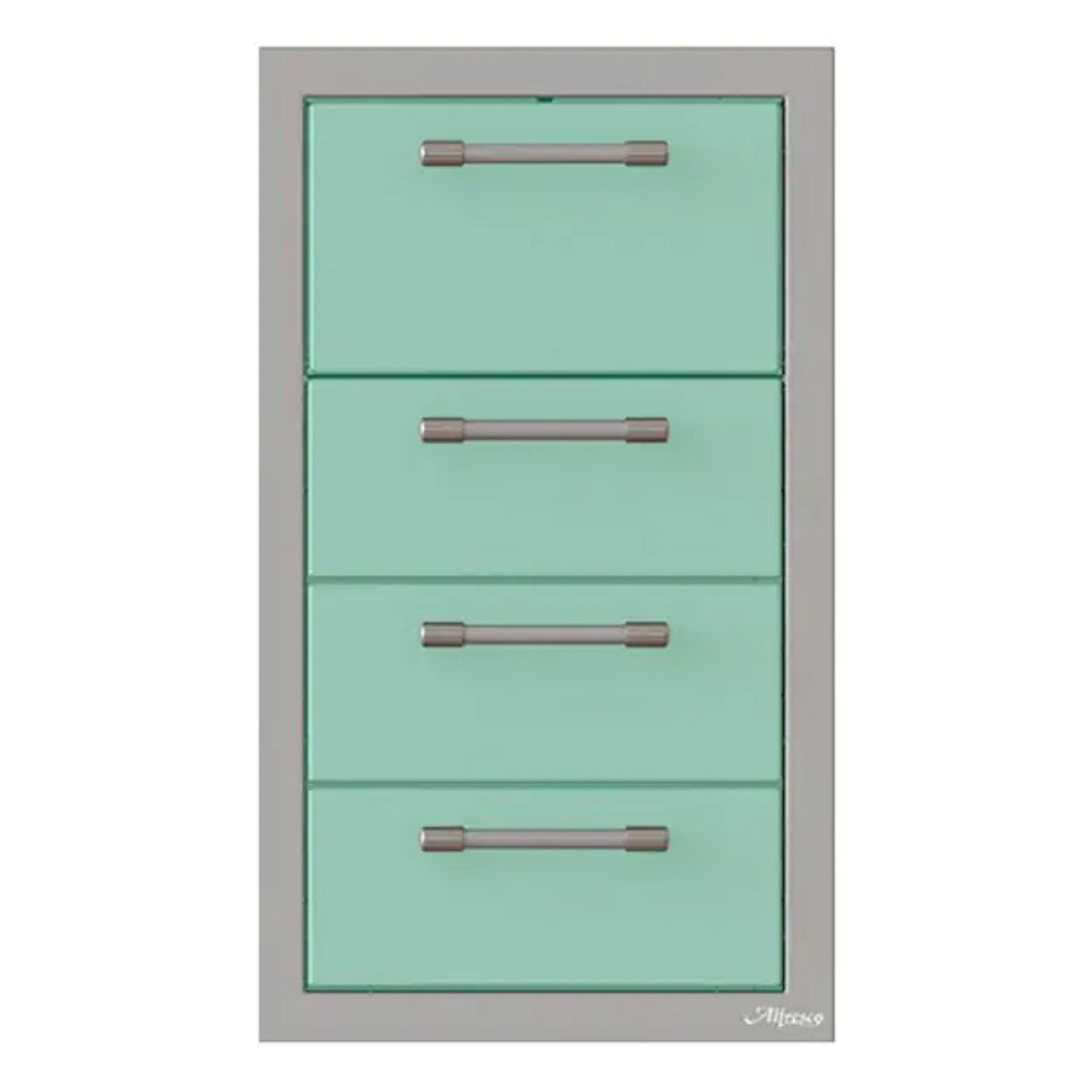 Alfresco 17-Inch Stainless Steel Triple Drawer & Paper Towel Holder Combo