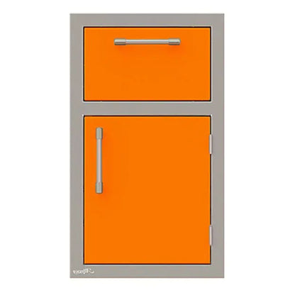 Alfresco 17-Inch Stainless Steel Right-Hinged Soft-Close Door & Drawer Combo