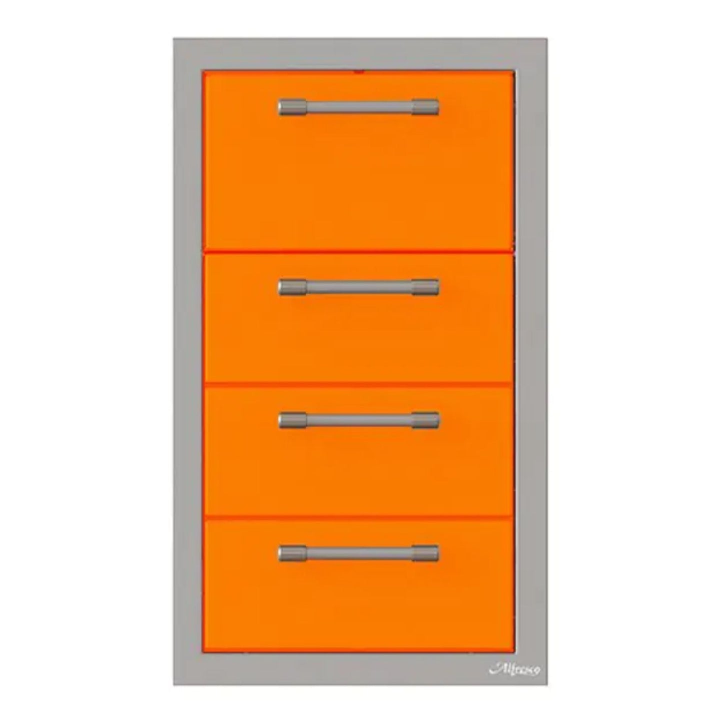 Alfresco 17-Inch Stainless Steel Triple Drawer & Paper Towel Holder Combo