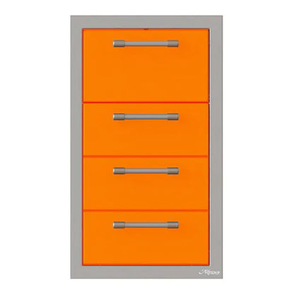 Alfresco 17-Inch Stainless Steel Triple Drawer & Paper Towel Holder Combo