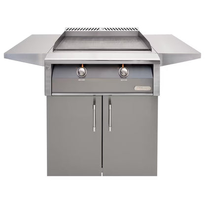 Alfresco 30-Inch Dedicated Gas Griddle w/ Cart