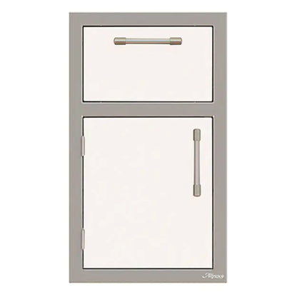 Alfresco 17-Inch Stainless Steel Left-Hinged Door & Paper Towel Holder Combo