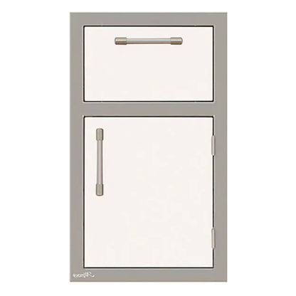 Alfresco 17-Inch Stainless Steel Right-Hinged Door & Paper Towel Holder Combo