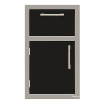 Alfresco 17-Inch Stainless Steel Left-Hinged Door & Paper Towel Holder Combo