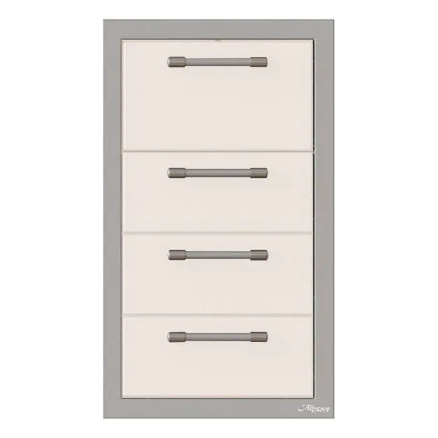 Alfresco 17-Inch Stainless Steel Triple Drawer & Paper Towel Holder Combo