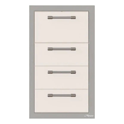 Alfresco 17-Inch Stainless Steel Triple Drawer & Paper Towel Holder Combo