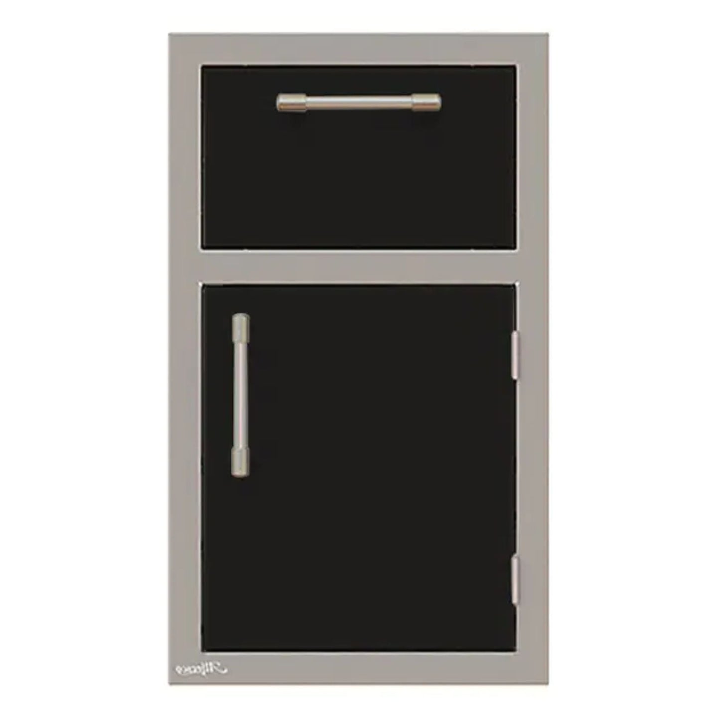 Alfresco 17-Inch Stainless Steel Right-Hinged Soft-Close Door & Drawer Combo