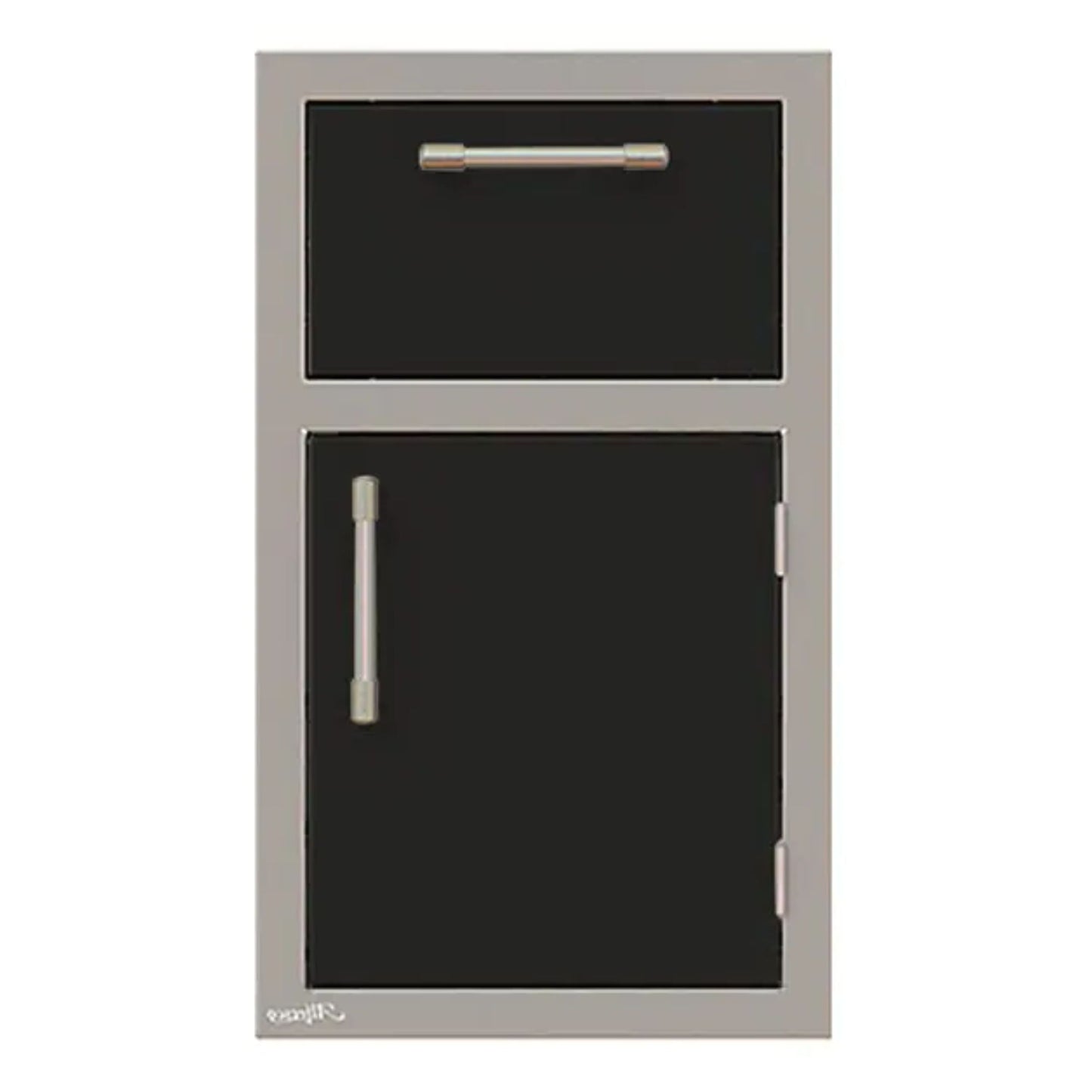 Alfresco 17-Inch Stainless Steel Right-Hinged Soft-Close Door & Drawer Combo