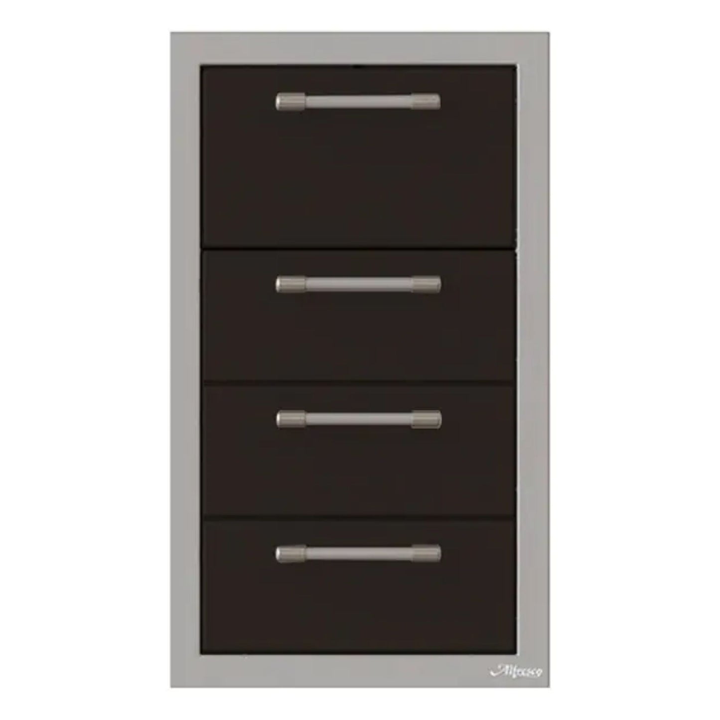 Alfresco 17-Inch Stainless Steel Triple Drawer & Paper Towel Holder Combo