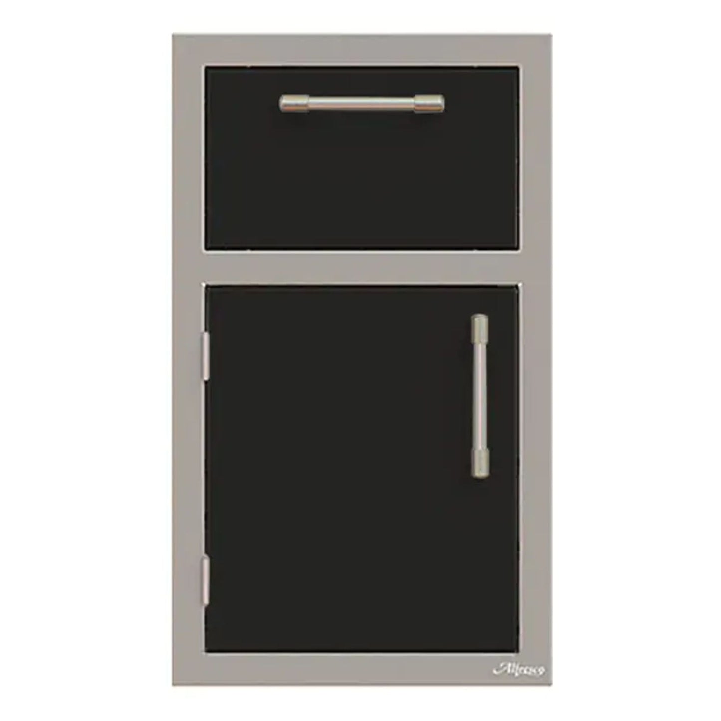 Alfresco 17-Inch Stainless Steel Left-Hinged Soft-Close Door & Drawer Combo