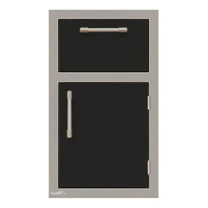 Alfresco 17-Inch Stainless Steel Right-Hinged Door & Paper Towel Holder Combo