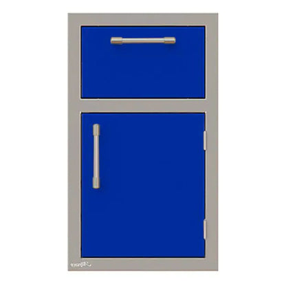 Alfresco 17-Inch Stainless Steel Right-Hinged Soft-Close Door & Drawer Combo