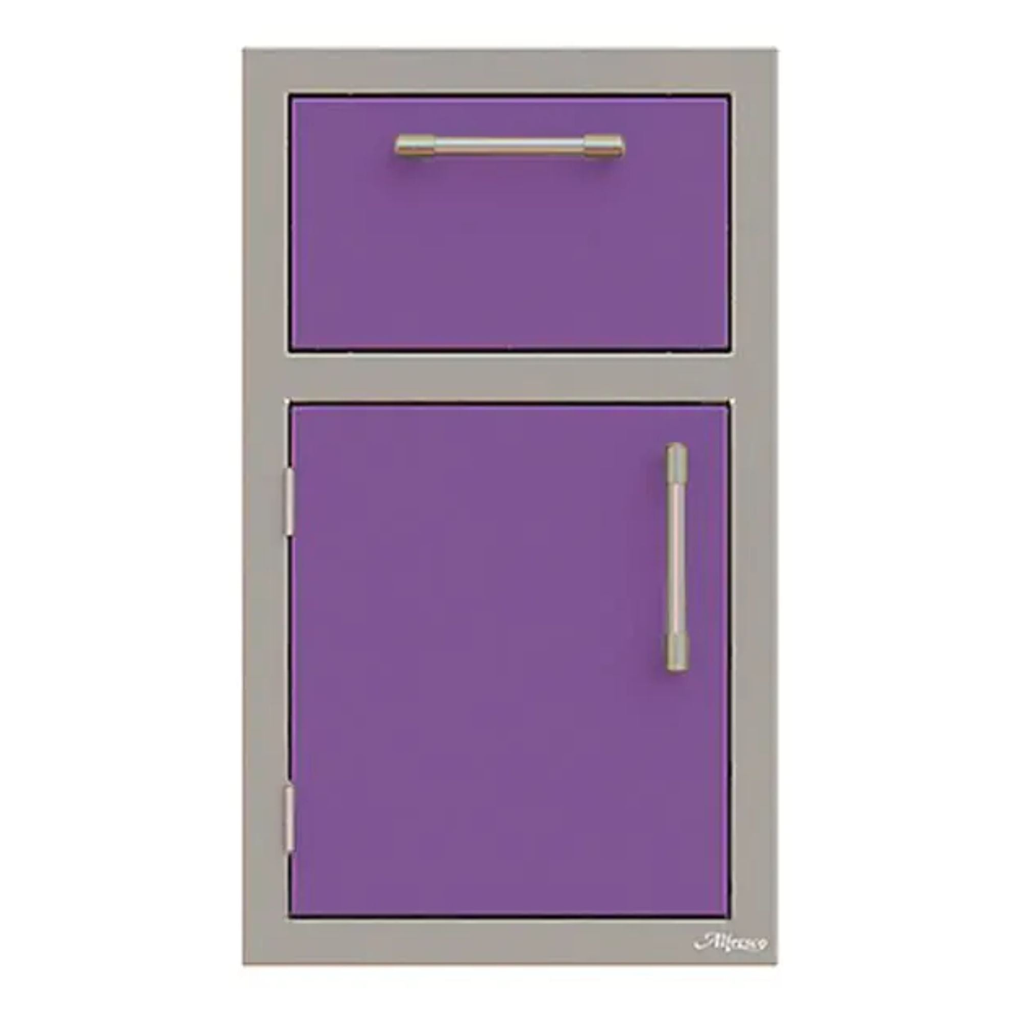 Alfresco 17-Inch Stainless Steel Left-Hinged Door & Paper Towel Holder Combo