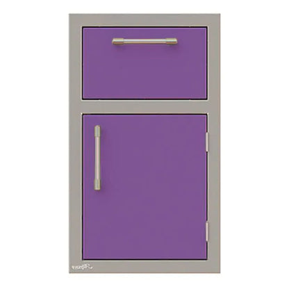 Alfresco 17-Inch Stainless Steel Right-Hinged Soft-Close Door & Drawer Combo