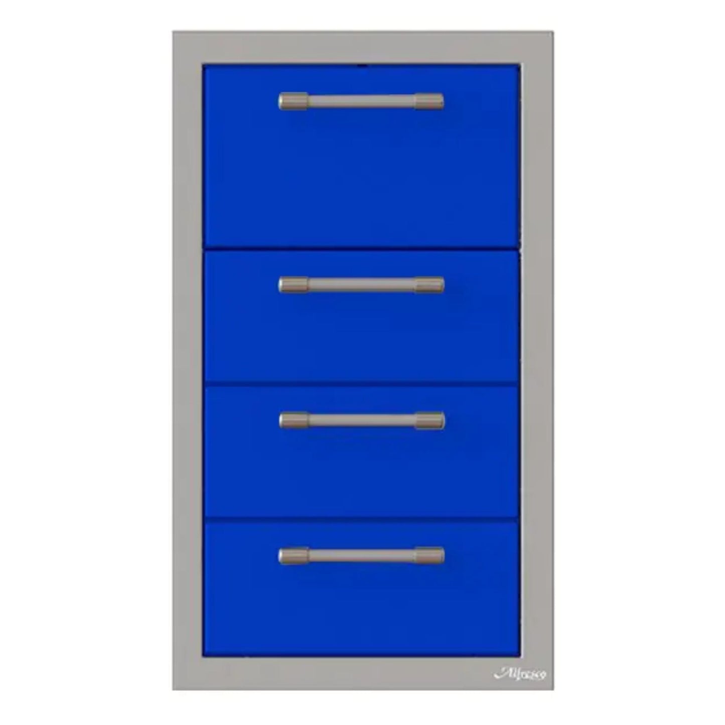 Alfresco 17-Inch Stainless Steel Triple Drawer & Paper Towel Holder Combo