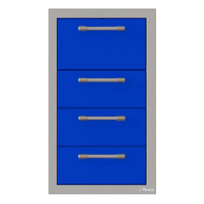 Alfresco 17-Inch Stainless Steel Triple Drawer & Paper Towel Holder Combo