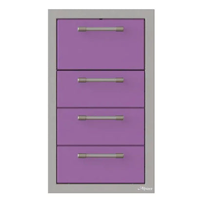 Alfresco 17-Inch Stainless Steel Triple Drawer & Paper Towel Holder Combo