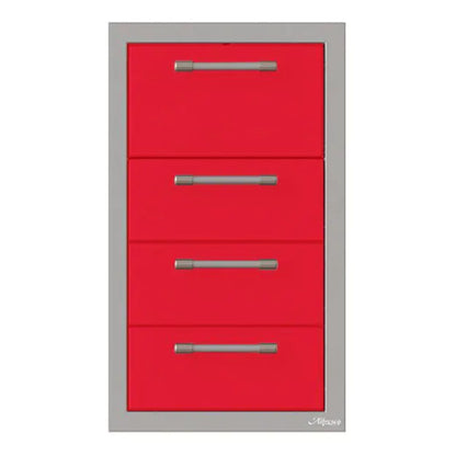 Alfresco 17-Inch Stainless Steel Triple Drawer & Paper Towel Holder Combo