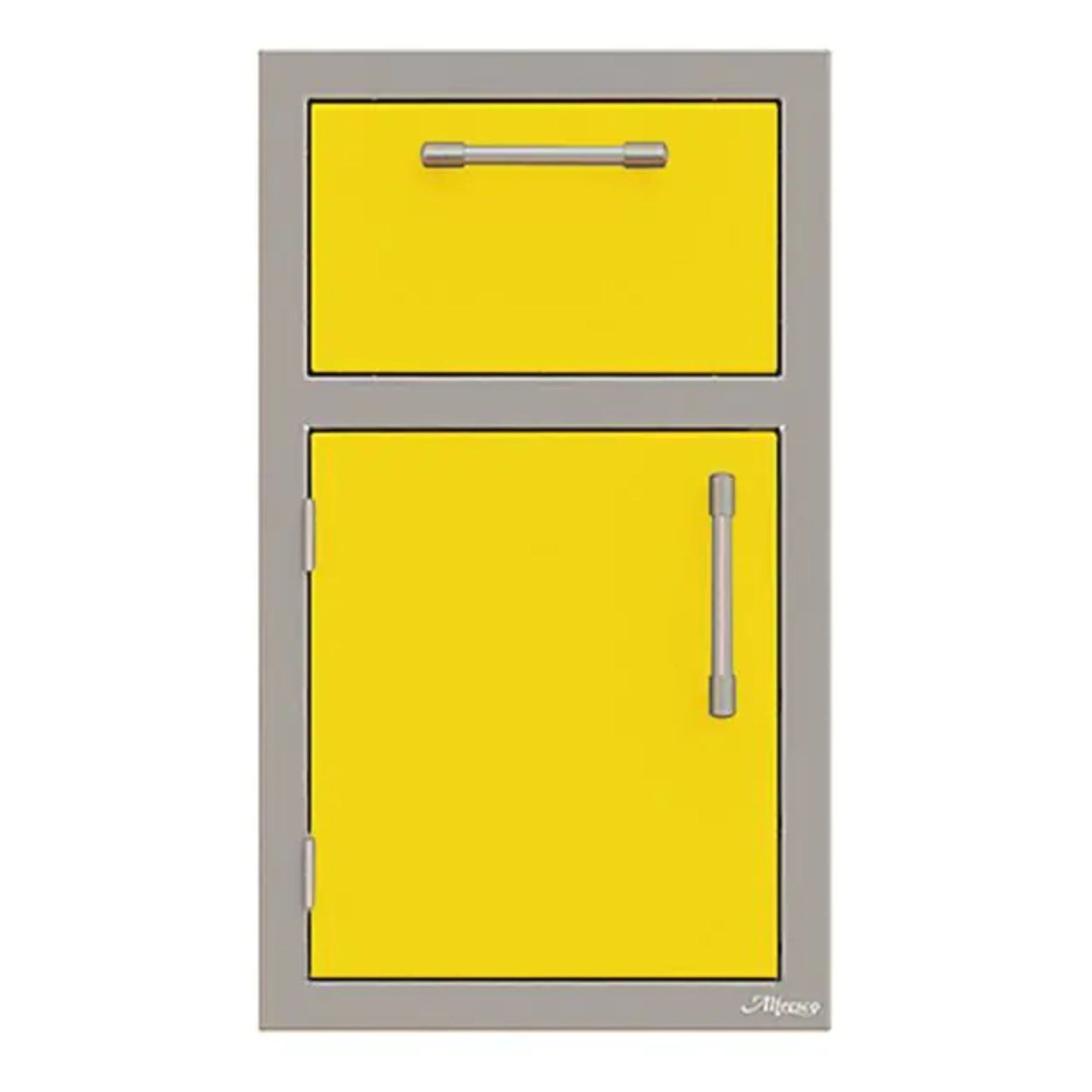 Alfresco 17-Inch Stainless Steel Left-Hinged Soft-Close Door & Drawer Combo