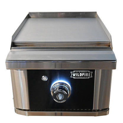 Wildfire Ranch Pro 15 Inch Black Stainless Steel Built-In Gas Griddle