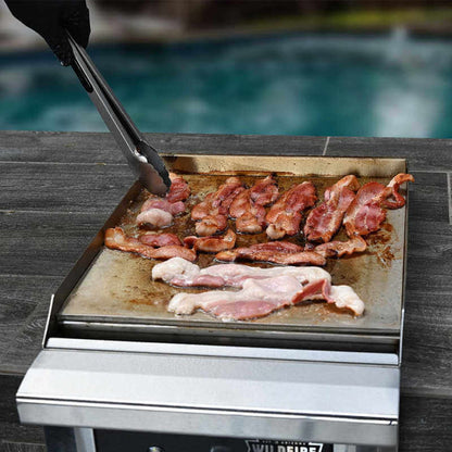 Wildfire Ranch Pro 15 Inch Black Stainless Steel Built-In Gas Griddle