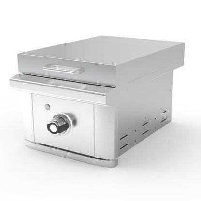 Wildfire Ranch Pro 15 Inch Stainless Steel Built-In Gas Griddle