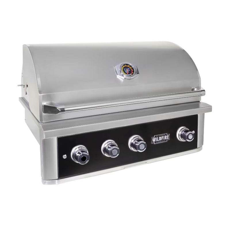 Wildfire Ranch Pro 36 Inch Black 304 Stainless Steel Freestanding Gas Grill