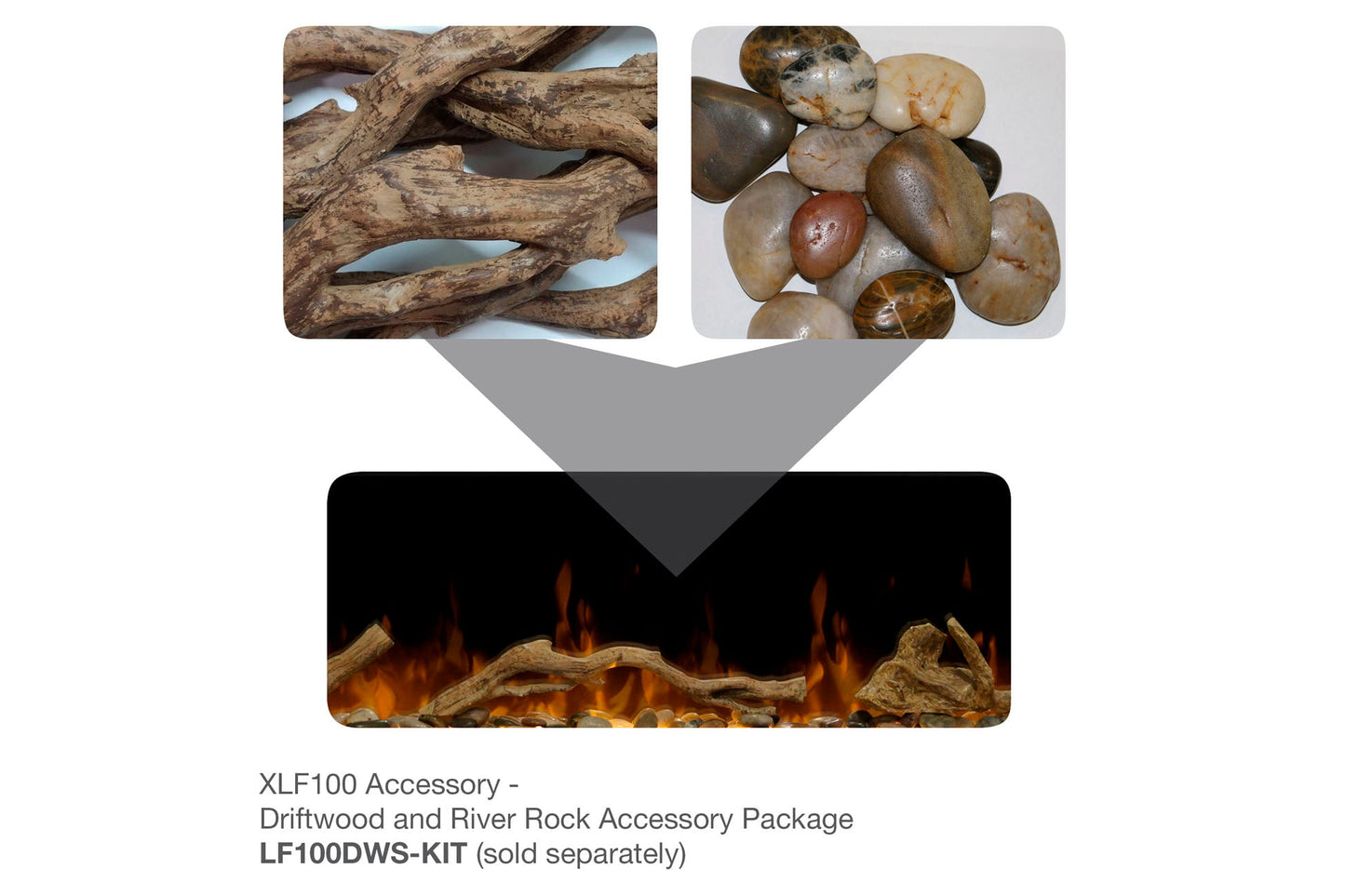 IgniteXL Dimplex 100" Linear Recessed / Built in Electric Fireplace