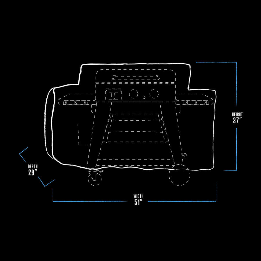 Pit Boss 2-Burner Ultimate Griddle Cover