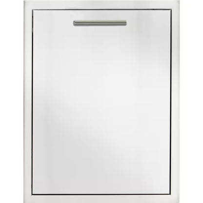 Blaze 20" Roll-Out Double Trash / Recycling Bin in Stainless Steel Finish (BLZ-TREC-DRW-H)