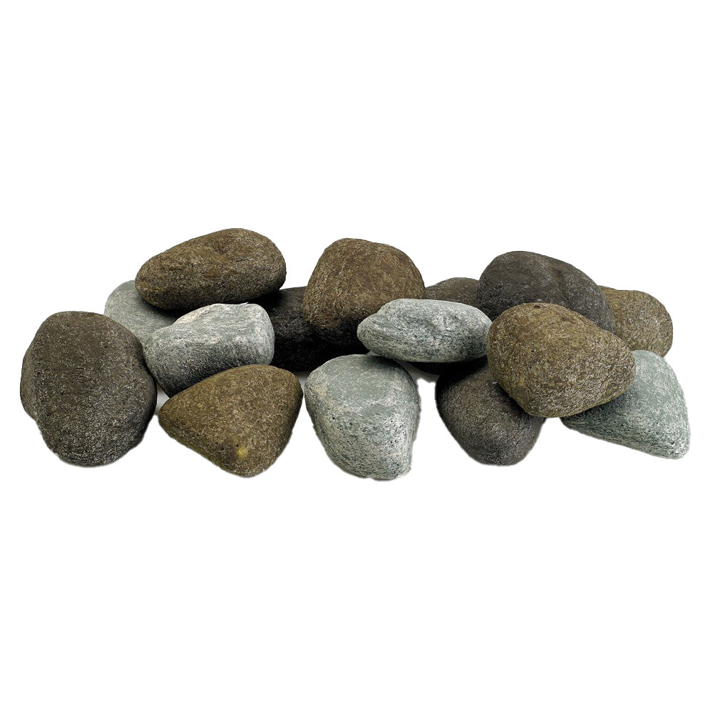 American Fire Glass Ceramic Lite Stones, 15 Stone Set