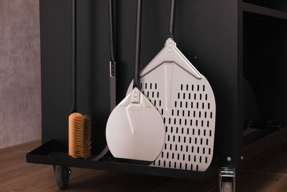 Alfa Peel Holder Rack for Modular Pizza Cooking Stations