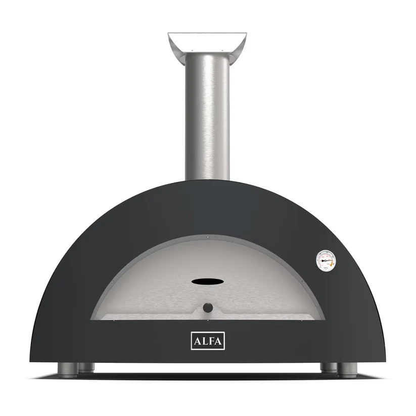 Alfa Moderno 3 Pizze Ruby Red Wood-Fired Pizza Oven