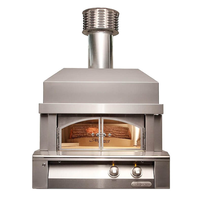 Alfresco 30-Inch Built-in Outdoor Pizza Oven Plus