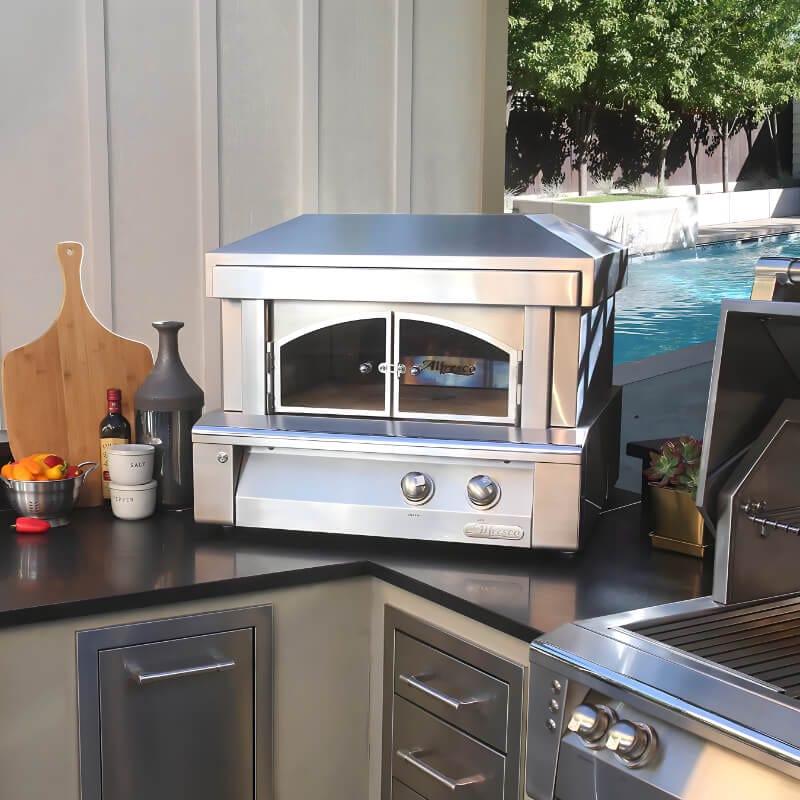 Alfresco 30-Inch Countertop Outdoor Pizza Oven