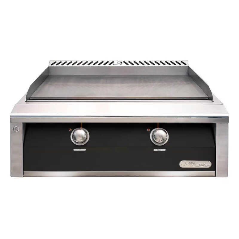 Alfresco 30-Inch Stainless Steel Built-In Gas Griddle