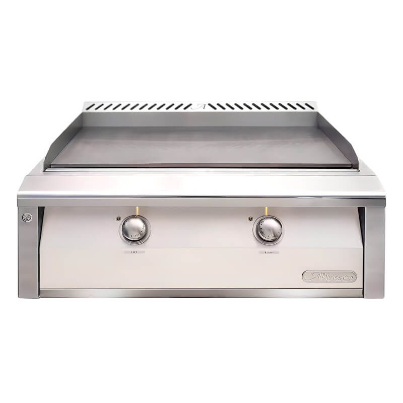 Alfresco 30-Inch Stainless Steel Built-In Gas Griddle