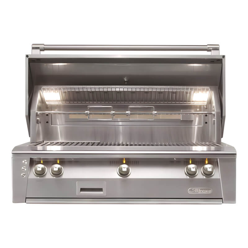 Alfresco ALXE 42-Inch Built-In Gas Grill With Sear Zone And Rotisserie