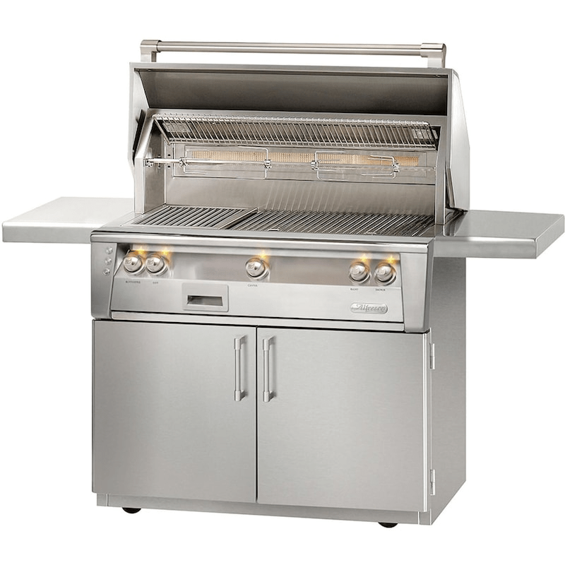 Alfresco ALXE 42-Inch Freestanding Gas Grill With Sear Zone And Rotisserie