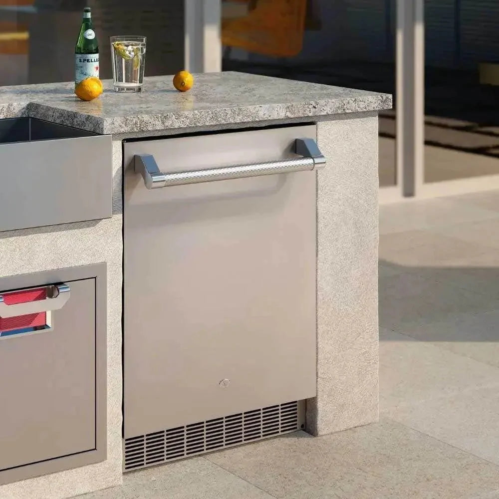 Aspire by Hestan 24-Inch 5.6 CU. Ft. Reversible Hinge Outdoor Rated Refrigerator with Lock - ERS24