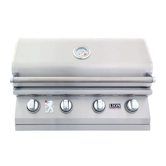Lion L60000 32-Inch 4-Burner Stainless Steel Built-In Gas Grill