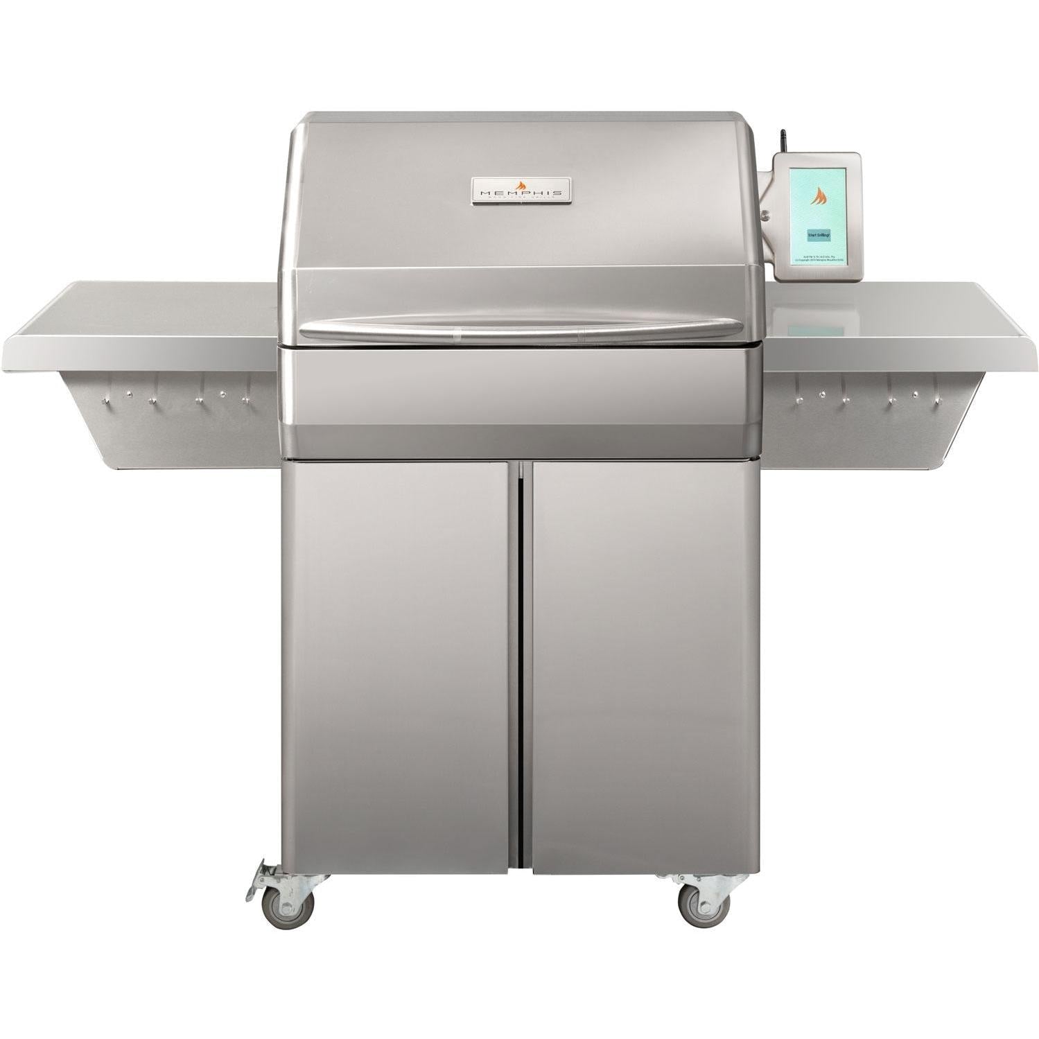 Memphis Grills Pro ITC3 Wi-Fi Monitored 28-Inch 304 Stainless Steel Pellet Grill - VG0001S