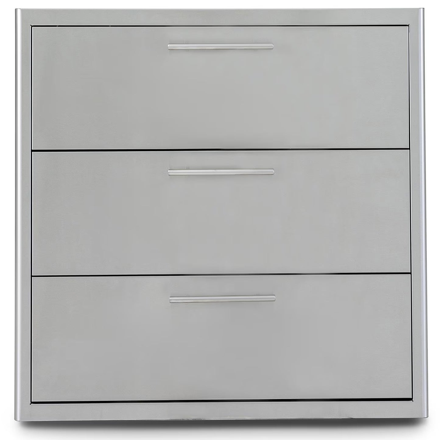 Blaze 30" Triple Access Drawer in Stainless Steel (BLZ-30W-3DRW-LT)