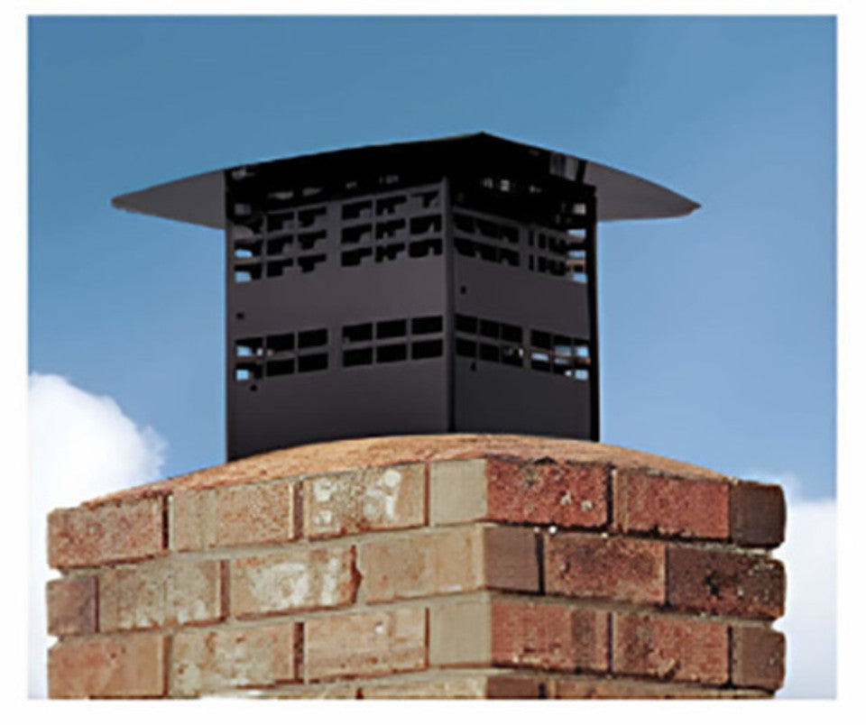 Majestic Direct Vent Insert Venting Kit With One 4-Foot Liner, One 30-Foot Liner and Black Termination Cap Components -  LINKSQB-DV4-30