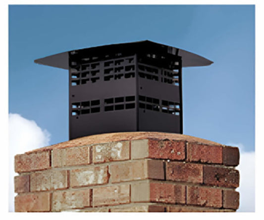 Majestic Direct Vent Insert Venting Kit With One 4-Foot Liner, One 30-Foot Liner and Black Termination Cap Components -  LINKSQB-DV4-30