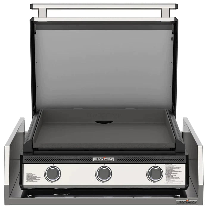 Front View of he Blackstone Built-In 28-Inch Kitchen Griddle