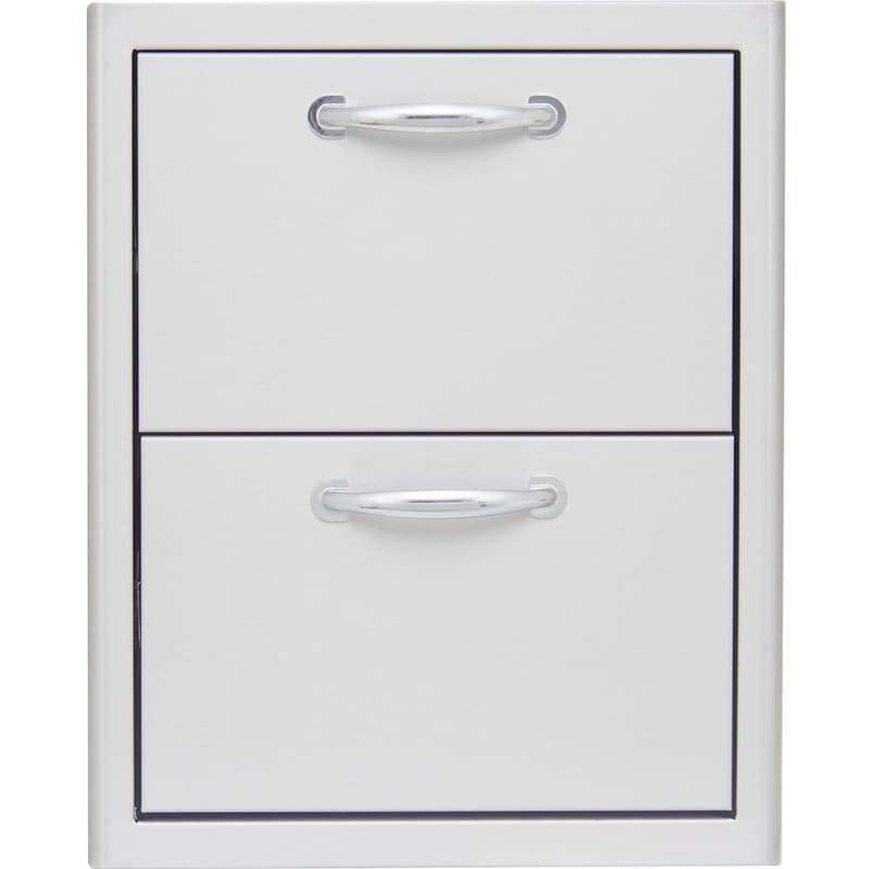Double Access Drawer in Stainless Steel