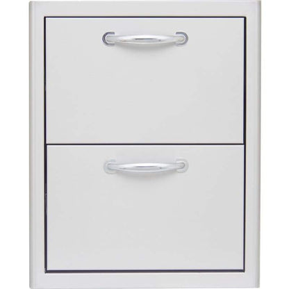 Double Access Drawer in Stainless Steel