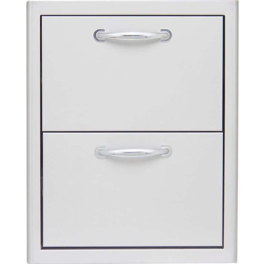 Double Access Drawer in Stainless Steel